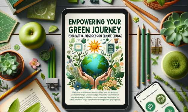 Empowering Your Green Journey: Educational Resources on Climate Change for a Sustainable Spring
